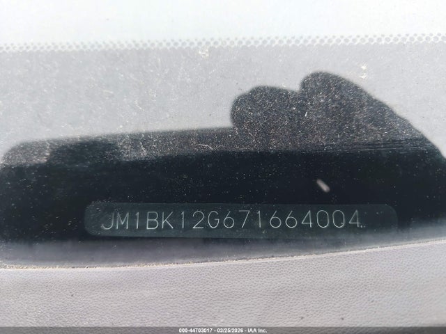 Aukcja sprzedaży 2007 Mazda Mazda3 I Touring, vin: JM1BK12G671664004, numer aukcji: 44703017