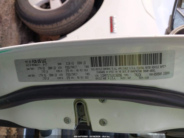 Продаж на аукціоні авто 2018 Ram 1500 Slt  4x4 6'4 Box, vin: 1C6RR7GT3JS136996, номер лоту: 44703060
