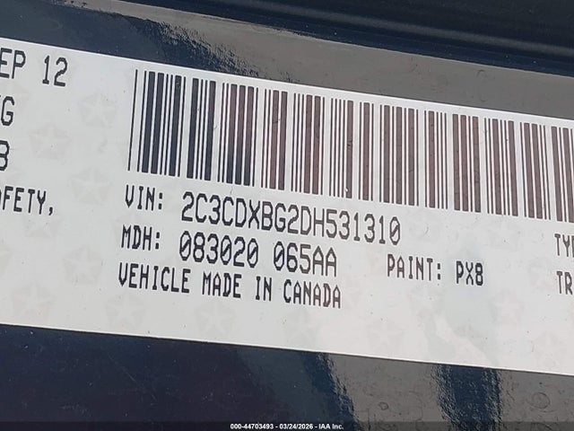 2013 DODGE CHARGER 2C3CDXBG2DH531310 Photo 8