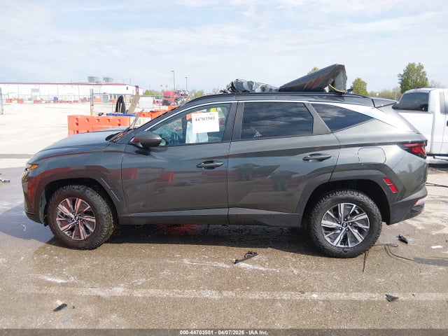 44703501 :رقم المزاد ، KM8JBCD13RU210841 vin ، 2024 Hyundai Tucson Hybrid Blue مزاد بيع