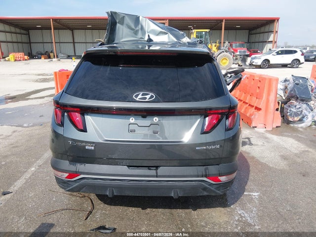 44703501 :رقم المزاد ، KM8JBCD13RU210841 vin ، 2024 Hyundai Tucson Hybrid Blue مزاد بيع