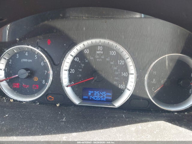 2010 Hyundai Sonata Gls მანქანა იყიდება აუქციონზე, vin: 5NPET4AC5AH627794, აუქციონის ნომერი: 44703543