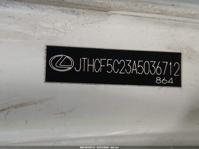 2010 LEXUS IS 250 JTHCF5C23A5036712 Photo 8