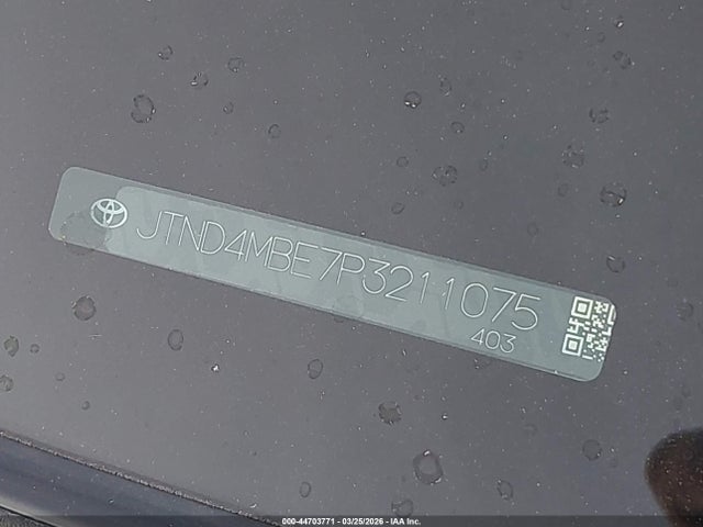Aukcja sprzedaży 2023 Toyota Corolla Se, vin: JTND4MBE7P3211075, numer aukcji: 44703771