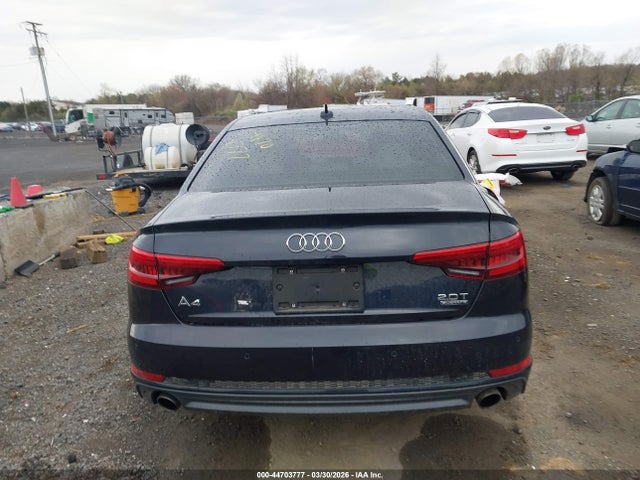 2017 Audi A4 2.0t Premium მანქანა იყიდება აუქციონზე, vin: WAUENAF45HN058947, აუქციონის ნომერი: 44703777
