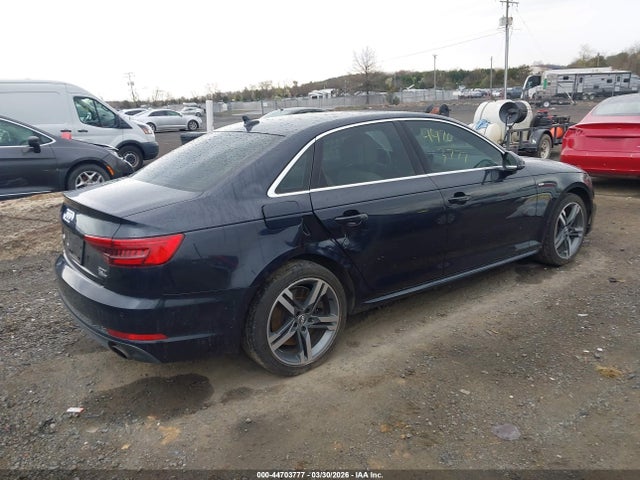 2017 Audi A4 2.0t Premium მანქანა იყიდება აუქციონზე, vin: WAUENAF45HN058947, აუქციონის ნომერი: 44703777