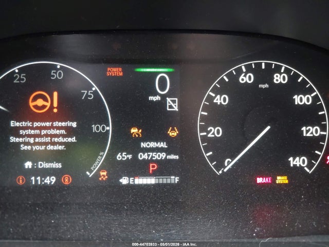 44703933 :رقم المزاد ، 2HKRS5H52PH706978 vin ، 2023 Honda Cr-v Hybrid Sport مزاد بيع