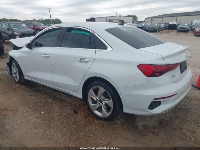 Aukcja sprzedaży 2023 Audi A3 Premium 40 Tfsi Quattro S Tronic, vin: WAUGUDGY7PA141333, numer aukcji: 44703940