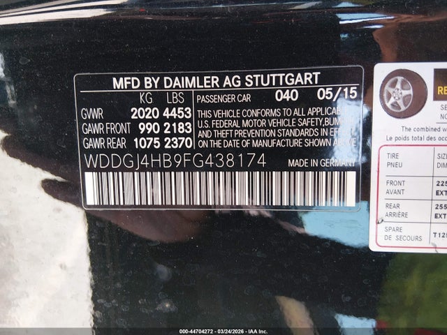 2015 MERCEDES-BENZ C 250 WDDGJ4HB9FG438174 Photo 8