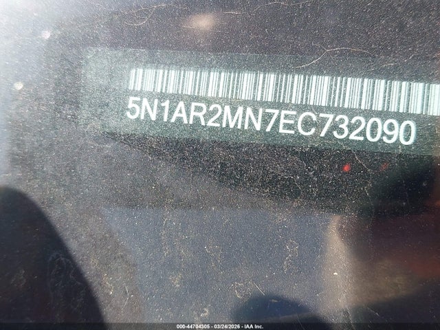 Nissan Pathfinder Sv 2014 5N1AR2MN7EC732090 Image 9