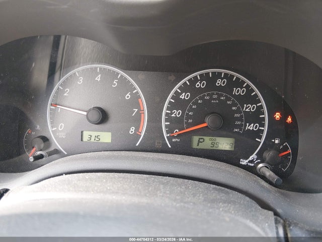 44704312 :رقم المزاد ، 1NXBU40E89Z042837 vin ، 2009 Toyota Corolla Le مزاد بيع