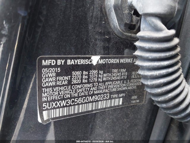 Продажа на аукционе авто 2016 Bmw X4 Xdrive28i, vin: 5UXXW3C56G0M90233, номер лота: 44704315