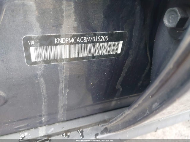 Продажа на аукционе авто 2022 Kia Sportage Lx, vin: KNDPMCAC8N7019200, номер лота: 44704368