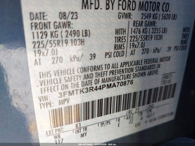 Ford Mustang Mach-e Premium 2023 3FMTK3R44PMA70876 Image 9