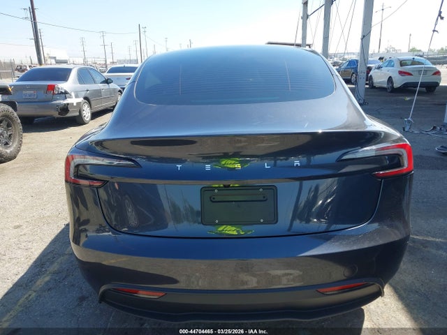 2025 Tesla Model 3 Long Range Rear-wheel Drive/standard Rear-wheel Drive მანქანა იყიდება აუქციონზე, vin: 5YJ3E1EA8SF967949, აუქციონის ნომერი: 44704465