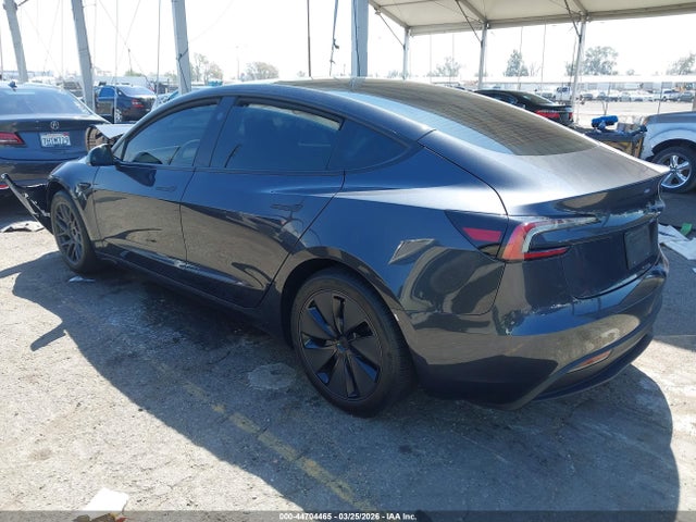 2025 Tesla Model 3 Long Range Rear-wheel Drive/standard Rear-wheel Drive მანქანა იყიდება აუქციონზე, vin: 5YJ3E1EA8SF967949, აუქციონის ნომერი: 44704465