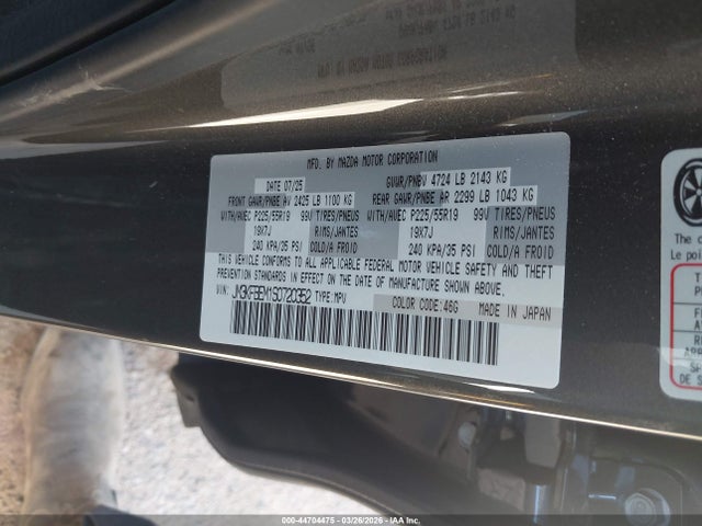 2025 MAZDA CX-5 JM3KFBEM1S0720352 Photo 8