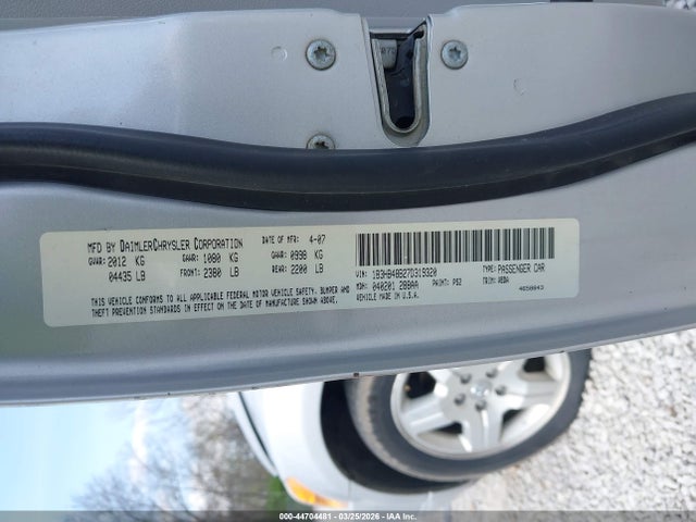 2007 DODGE CALIBER 1B3HB48B27D319320 Photo 8