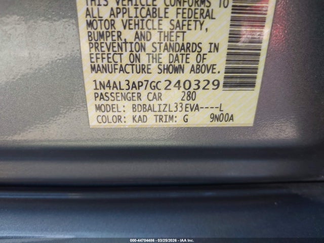 2016 NISSAN ALTIMA 1N4AL3AP7GC240329 Photo 8