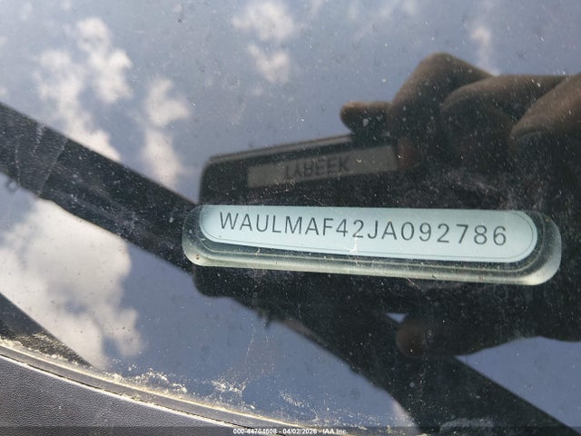 44704608 :رقم المزاد ، WAULMAF42JA092786 vin ، 2018 Audi A4 2.0t Tech Ultra Premium/2.0t Ultra Premium مزاد بيع