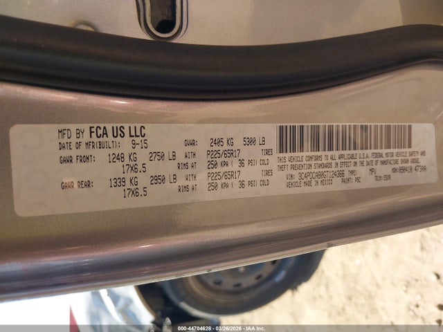 2016 DODGE JOURNEY 3C4PDCAB0GT124366 Photo 8