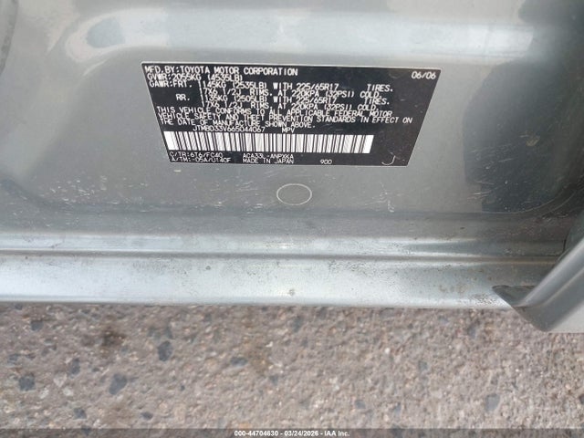 2006 TOYOTA RAV4 JTMBD33V665044067 Photo 8