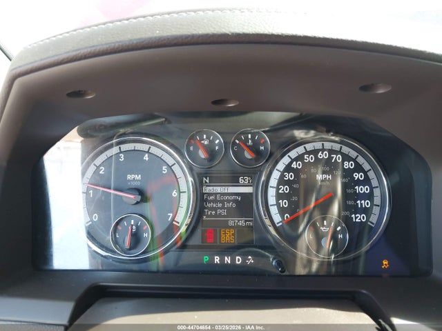 44704654 :رقم المزاد ، 1D7RB1CT9AS249177 vin ، 2010 Dodge Ram 1500 Laramie مزاد بيع