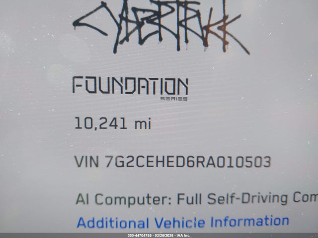 7G2CEHED6RA010503 Tesla Cybertruck All-wheel Drive