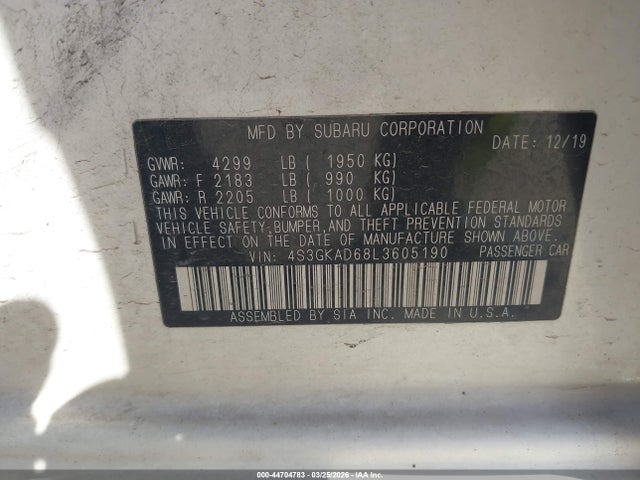 4S3GKAD68L3605190 Subaru Impreza Premium