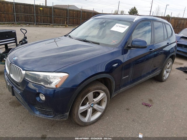 Продаж на аукціоні авто 2017 Bmw X3 Xdrive35i, vin: 5UXWX7C5XH0U40811, номер лоту: 44705001