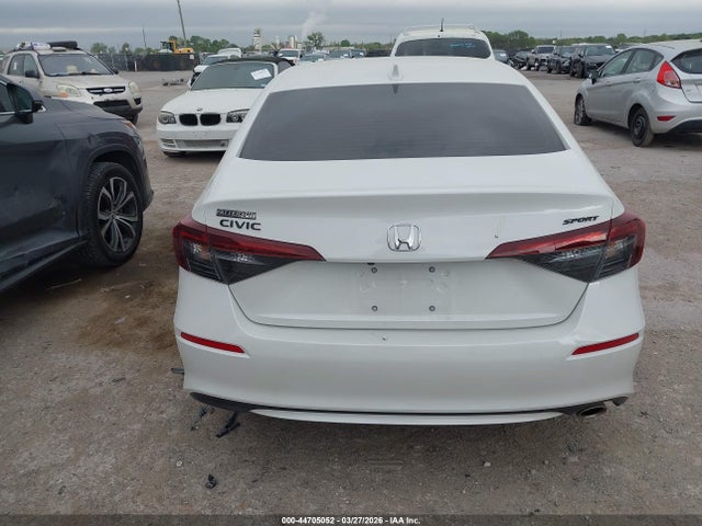44705052 :رقم المزاد ، 2HGFE2F5XTH522503 vin ، 2026 Honda Civic Sport مزاد بيع