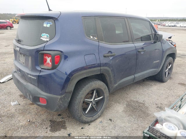 Продажа на аукционе авто 2018 Jeep Renegade Sport 4x4, vin: ZACCJBAB6JPJ48040, номер лота: 44705153