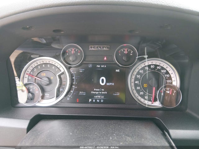 2013 Ram 1500 Big Horn მანქანა იყიდება აუქციონზე, vin: 1C6RR6GT7DS672591, აუქციონის ნომერი: 44705217