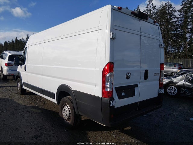 44705295 :رقم المزاد ، 3C6MRVJG9RE130953 vin ، 2024 Ram Promaster 3500 Cargo Van Tradesman High Roof 159 Wb Ext W/pass Seat مزاد بيع