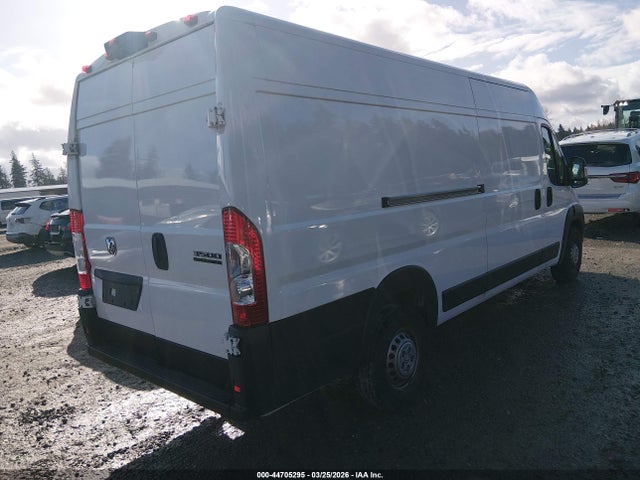 44705295 :رقم المزاد ، 3C6MRVJG9RE130953 vin ، 2024 Ram Promaster 3500 Cargo Van Tradesman High Roof 159 Wb Ext W/pass Seat مزاد بيع