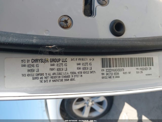 2C3CDYAGXEH282070 Dodge Challenger Sxt