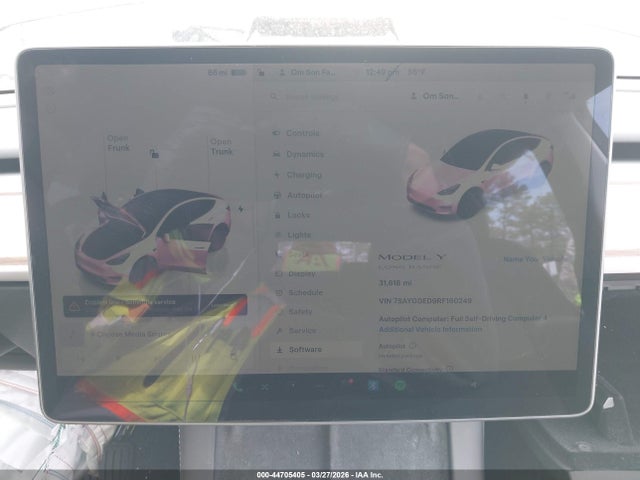 Aukcja sprzedaży 2024 Tesla Model Y Long Range Single Motor Rear-wheel Drive/rwd, vin: 7SAYGDED9RF160249, numer aukcji: 44705405