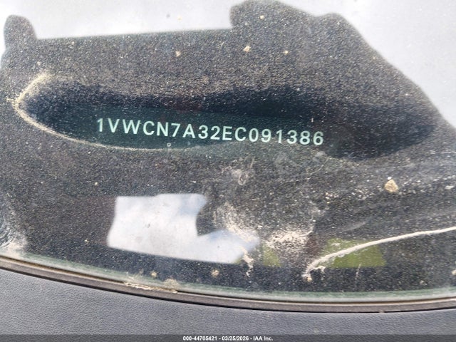 2014 VOLKSWAGEN PASSAT 1VWCN7A32EC091386 Photo 8