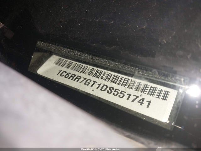 Продажа на аукционе авто 2013 Ram 1500 Big Horn, vin: 1C6RR7GT1DS551741, номер лота: 44705431