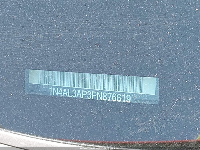 1N4AL3AP3FN876619 Nissan Altima 2.5 S