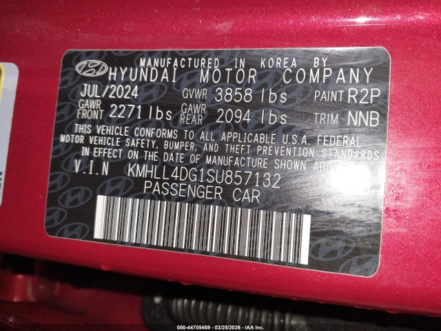 Hyundai ELANTRA SE 2025 KMHLL4DG1SU857132 Image 9