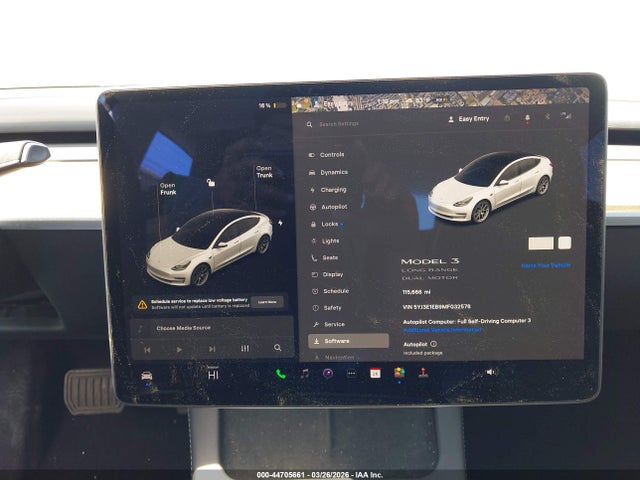 Aukcja sprzedaży 2021 Tesla Model 3 Long Range Dual Motor All-wheel Drive, vin: 5YJ3E1EB9MF032578, numer aukcji: 44705661