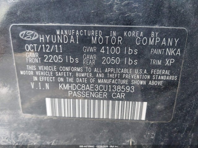 2012 HYUNDAI ELANTRA TOURING KMHDC8AE3CU138593 Photo 8