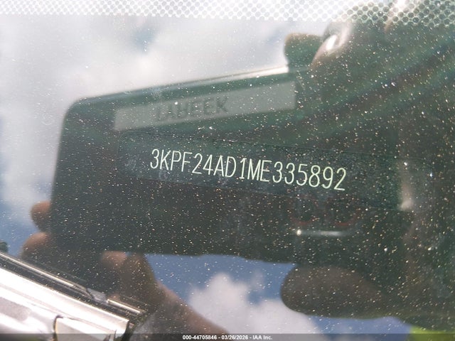 44705846 :رقم المزاد ، 3KPF24AD1ME335892 vin ، 2021 Kia Forte Lxs مزاد بيع