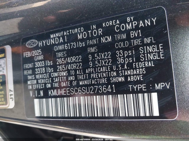 KMUHEESC6SU273641 Genesis Gv80 3.5t Prestige Awd