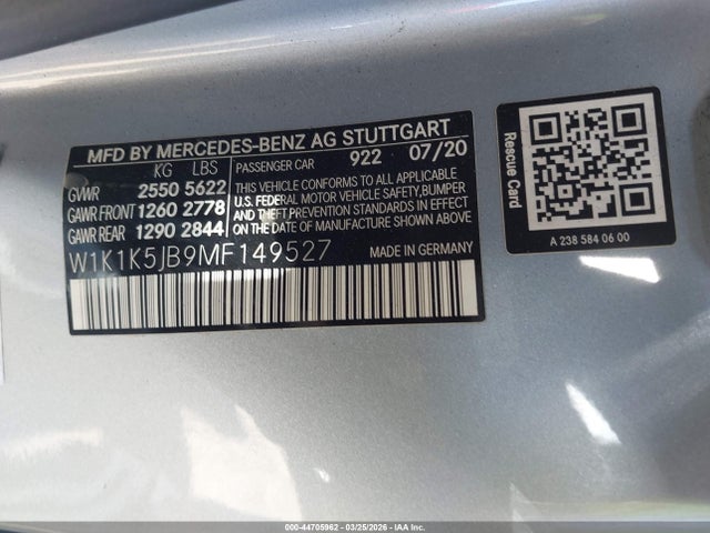 2021 MERCEDES-BENZ E 450 W1K1K5JB9MF149527 Photo 8