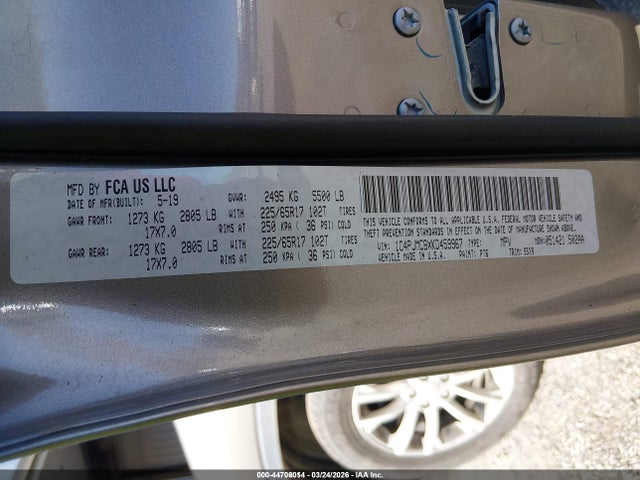 2019 JEEP CHEROKEE 1C4PJMCBXKD459967 Photo 8