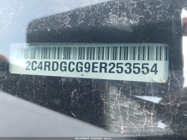 Aukcja sprzedaży 2014 Dodge Grand Caravan Sxt, vin: 2C4RDGCG9ER253554, numer aukcji: 44706076