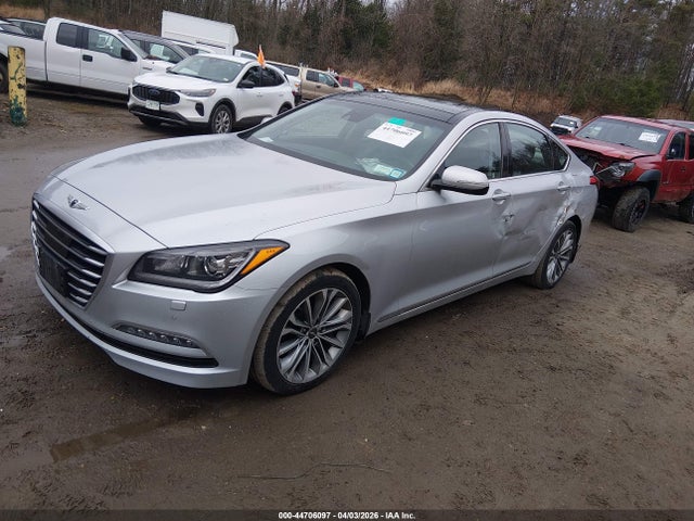 2017 Genesis G80 3.8 მანქანა იყიდება აუქციონზე, vin: KMHGN4JE5HU200471, აუქციონის ნომერი: 44706097