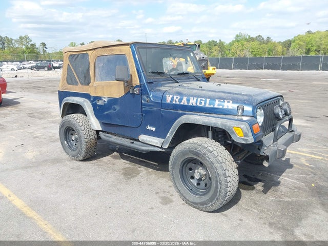 2000 JEEP WRANGLER 1J4FA29P0YP777729